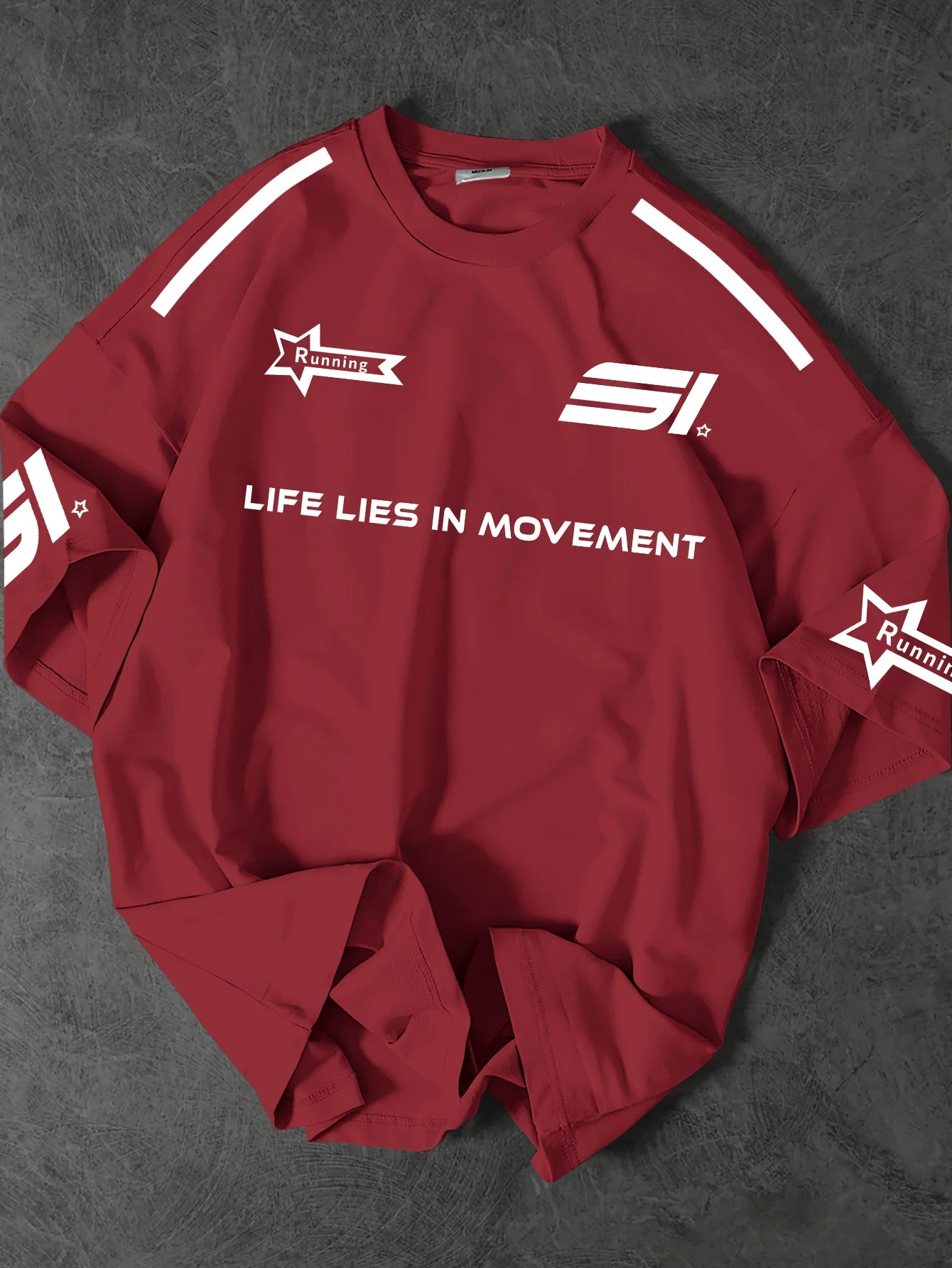 The new men's T-shirt for summer 2025 is a casual sporty breathable