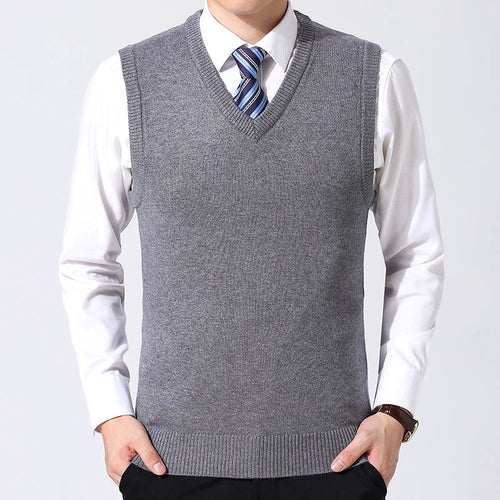 Men's Casual Sweater Vest Warm Comfortable Autumn Winter Fashion