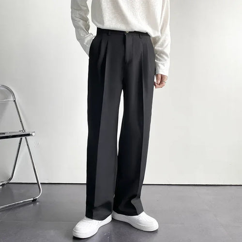 2024 Spring Autumn Men's Fashionable White Korean Style Casual Pants