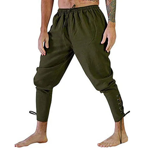 Pirate Pant Viking Costume for Men Renaissance Medieval Pants