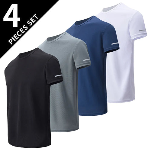 4/1/2 Pack Men's Gradient Quick-drying Sportswear Teenagers Leisure