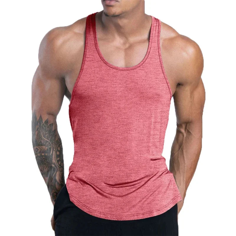 NEW Men's Fitness Tank Top Summer Training Undershirt men Basketball