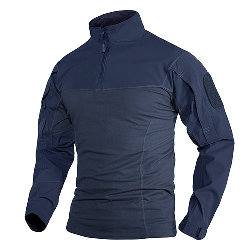 Tacvasen Military Assault T-shirts Mens Long Sleeve Crew-neck Airsoft