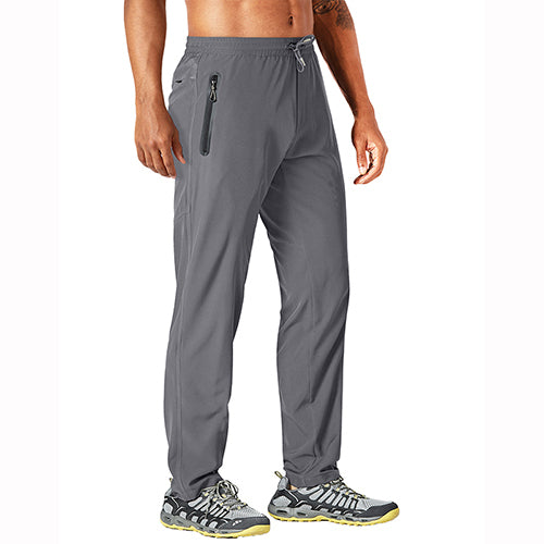 Tacvasen Outdoor Pants Men Quick Dry Straight Running Hiking Pants