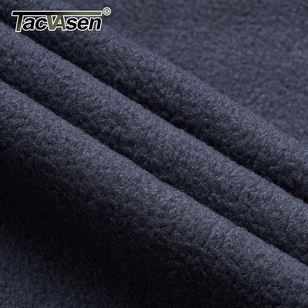 Tacvasen Spring Winter Fleece Jacket With Hoodie Mens Tactical Fleece