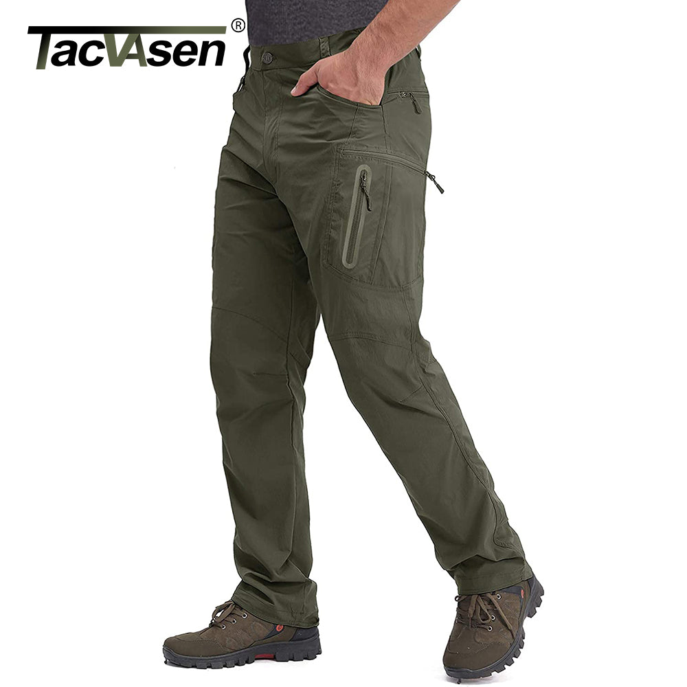 Tacvasen Summer Lightweight Trousers Mens Tactical Fishing Pants