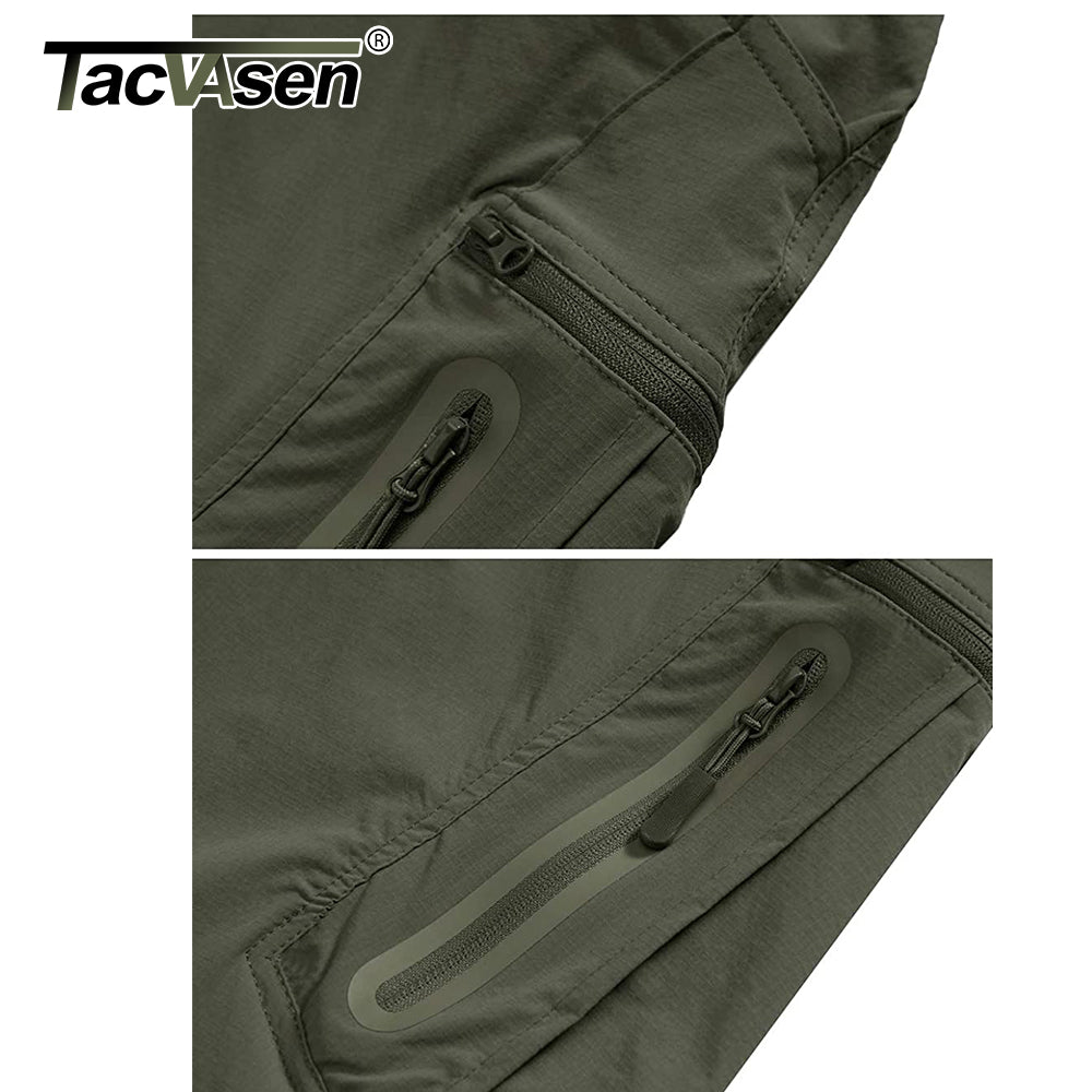 Tacvasen Summer Lightweight Trousers Mens Tactical Fishing Pants