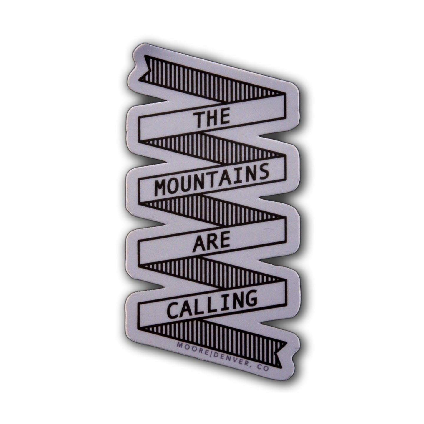 The Mountains Sticker