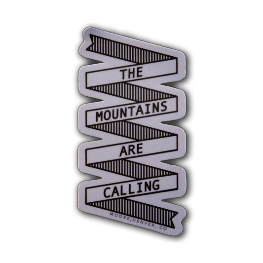 The Mountains Sticker
