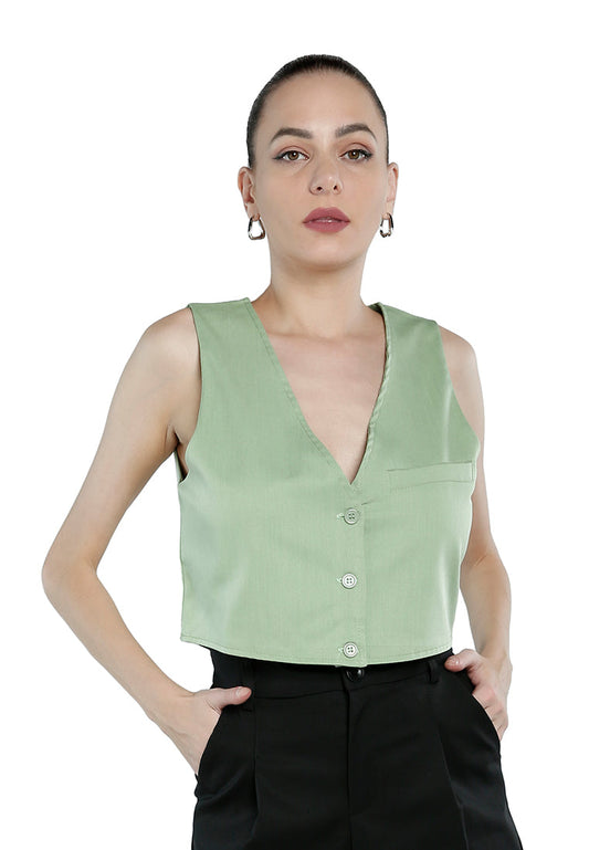 Casual Button Down Vest