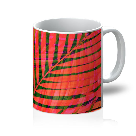 COLORFUL TROPICAL LEAVES  Mug
