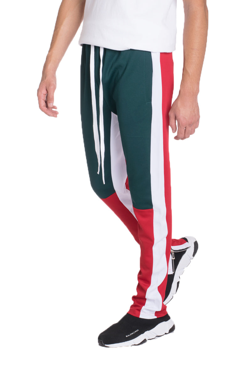 TP0555 Color Block Slim Fit Track Pants