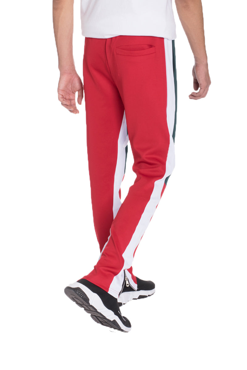 TP0555 Color Block Slim Fit Track Pants