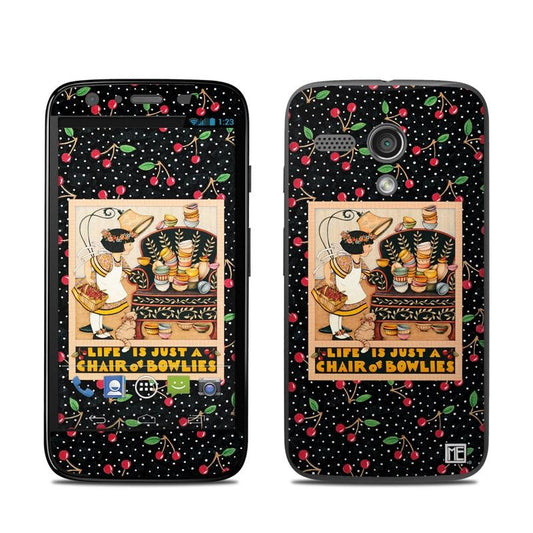 DecalGirl MOMG-BOWLIES Motorola Moto G Skin - Chair of Bowlies