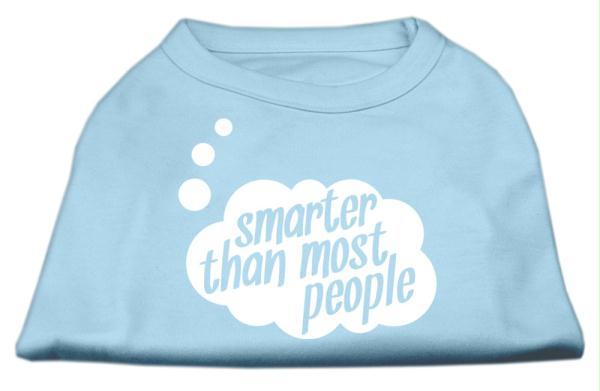 Mirage Pet Products 51-50 XLBBL Smarter then Most People Screen Printe