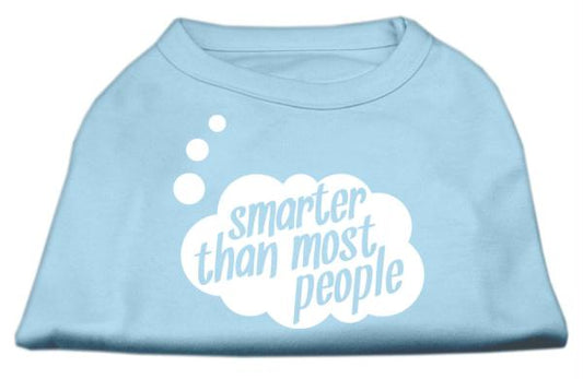 Mirage Pet Products 51-50 XLBBL Smarter then Most People Screen Printe